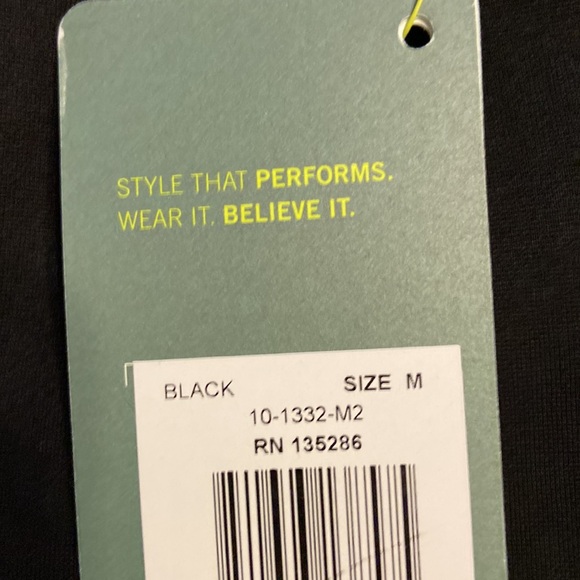 LYSSE Pants size M inseam 27” waist 26” elastic color black brand new with tags - Picture 6 of 12